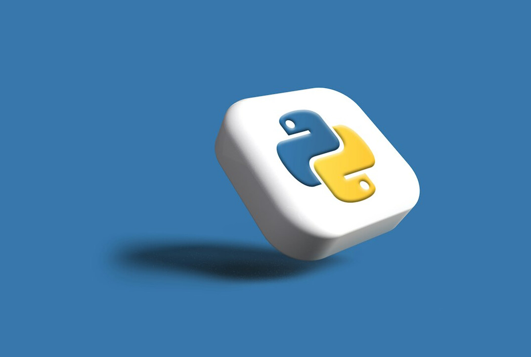 python code on screen